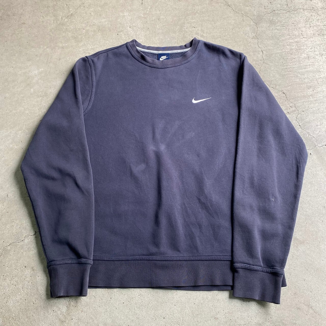 OLD NIKE スウェット swoosh 色褪せ - スウェット