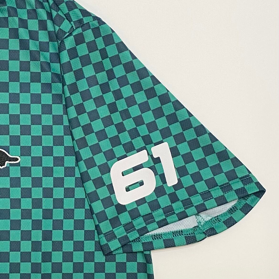 Rough and Swell チェッカーポロシャツ　ポロシャツ　ゴルフ　XL rough & swell】《MEN'S》CHECKER POLO (GREEN) | Sandy GOLF