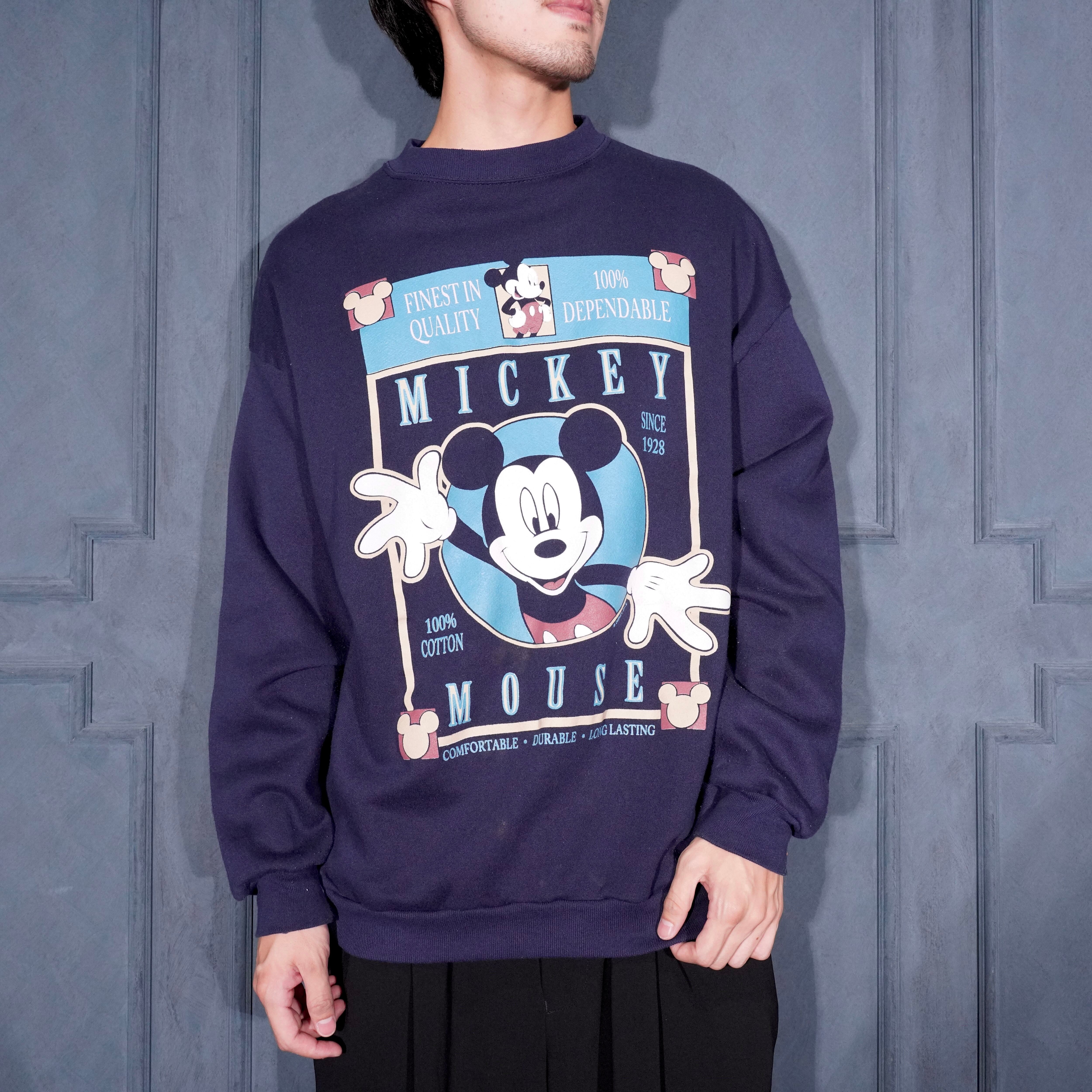 90's USA VINTAGE MICKEY UNLIMITED CHARACTER PRINT DESIGN SWEAT