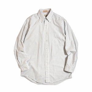 L.L.Bean / Striped Oxford B.D Shirt