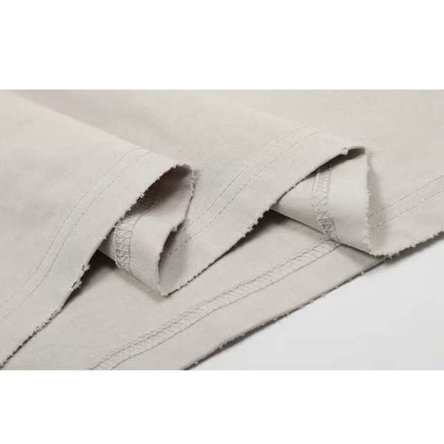 クラッシュデザインラベルモチーフプリントTシャツ 1col   R01833