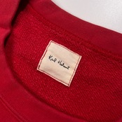 Karl Helmut カールヘルム 両袖ワッペン スウェット トレーナー /レッド/ピンクハウス/ビンテージ