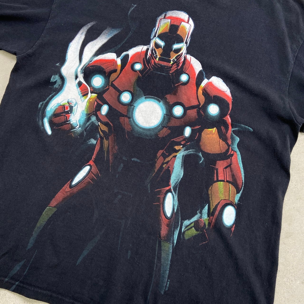 希少 MARVEL Ironman 古着 / XL MARVEL IRONMAN アイアンマン キャラクター プリント Tシャツ メンズXL