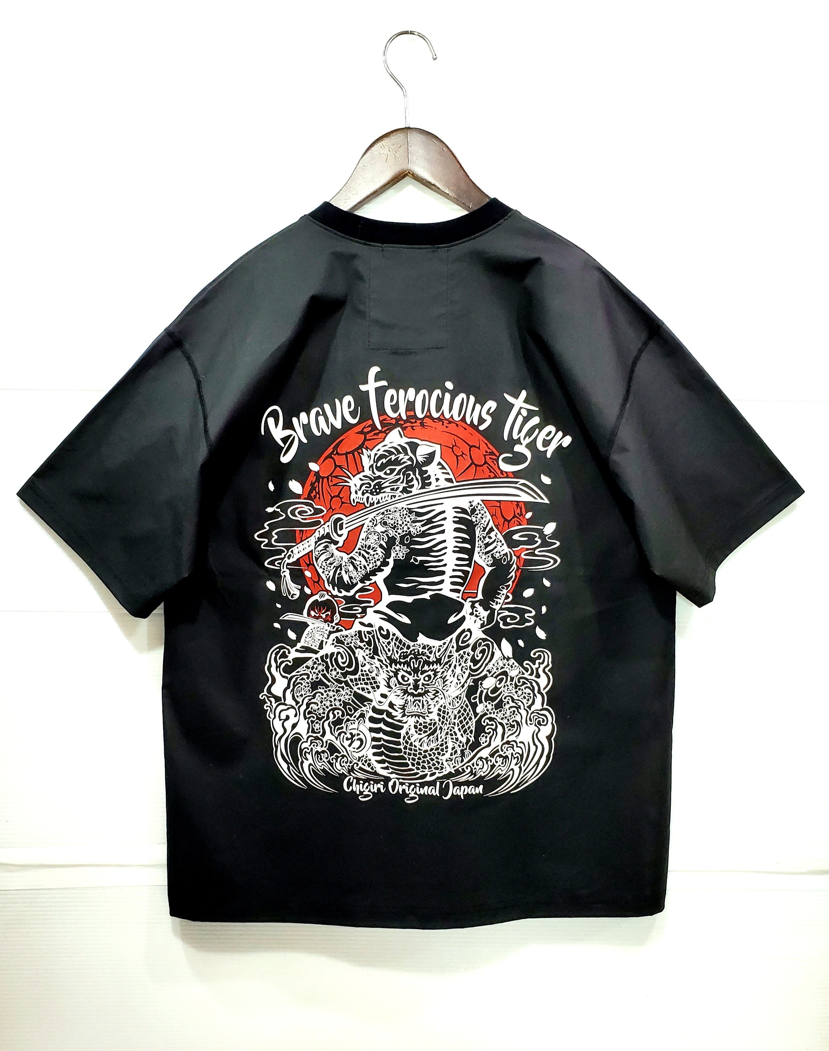 CHIGIRI 虎侍　タイプライターストレッチTee