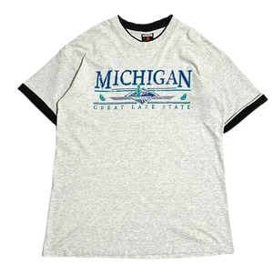 90s VINTAGE "Michigan" T-shirt 袖リバーシブル XL USA製