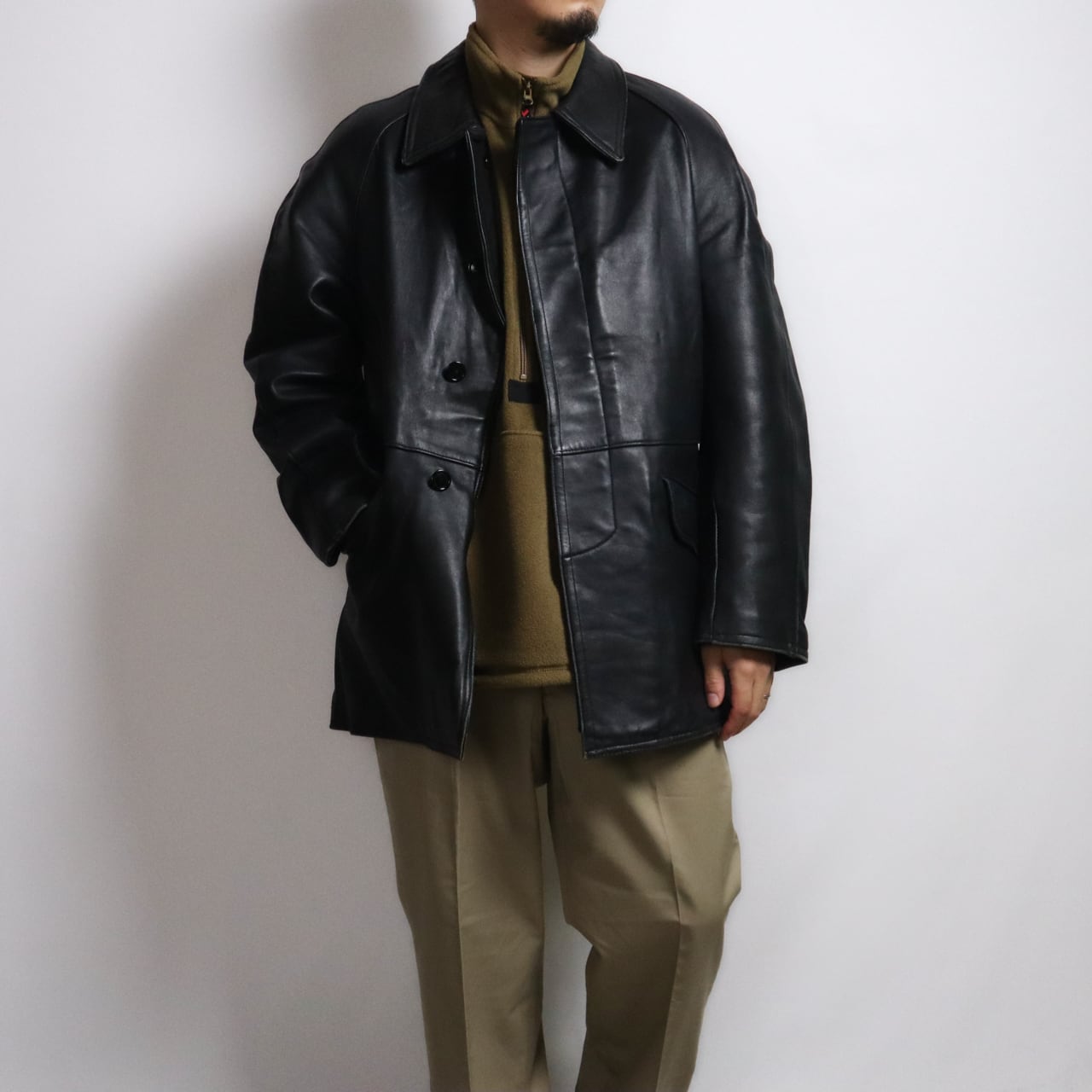 【vintage】80's Italy製fireman jacket