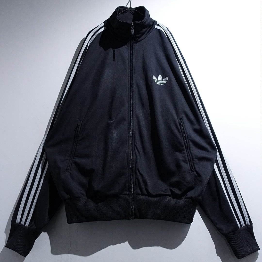 00s "adidas" Black Logo & Stripe Design Track Jacket