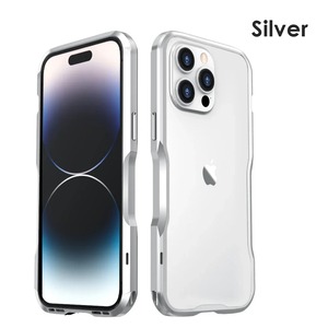◆iPhone 16/15/14/13/Pro/Pro Max/Plus/e/Mini◆Minimal Curve Metal Frame Case / ミニマル カーブ メタル フレーム スマホケース