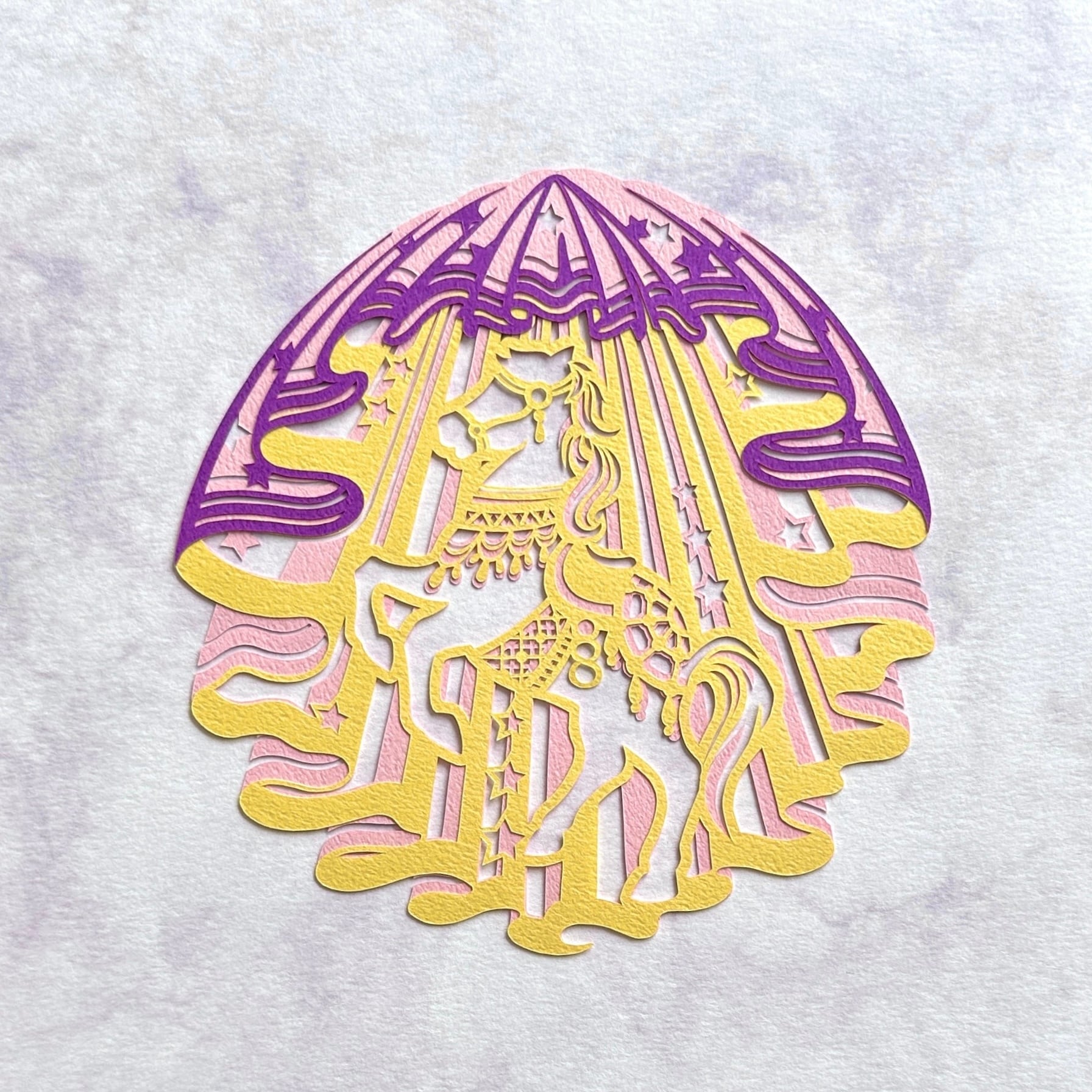 切り絵キット | 重ねる切り絵 祐琴