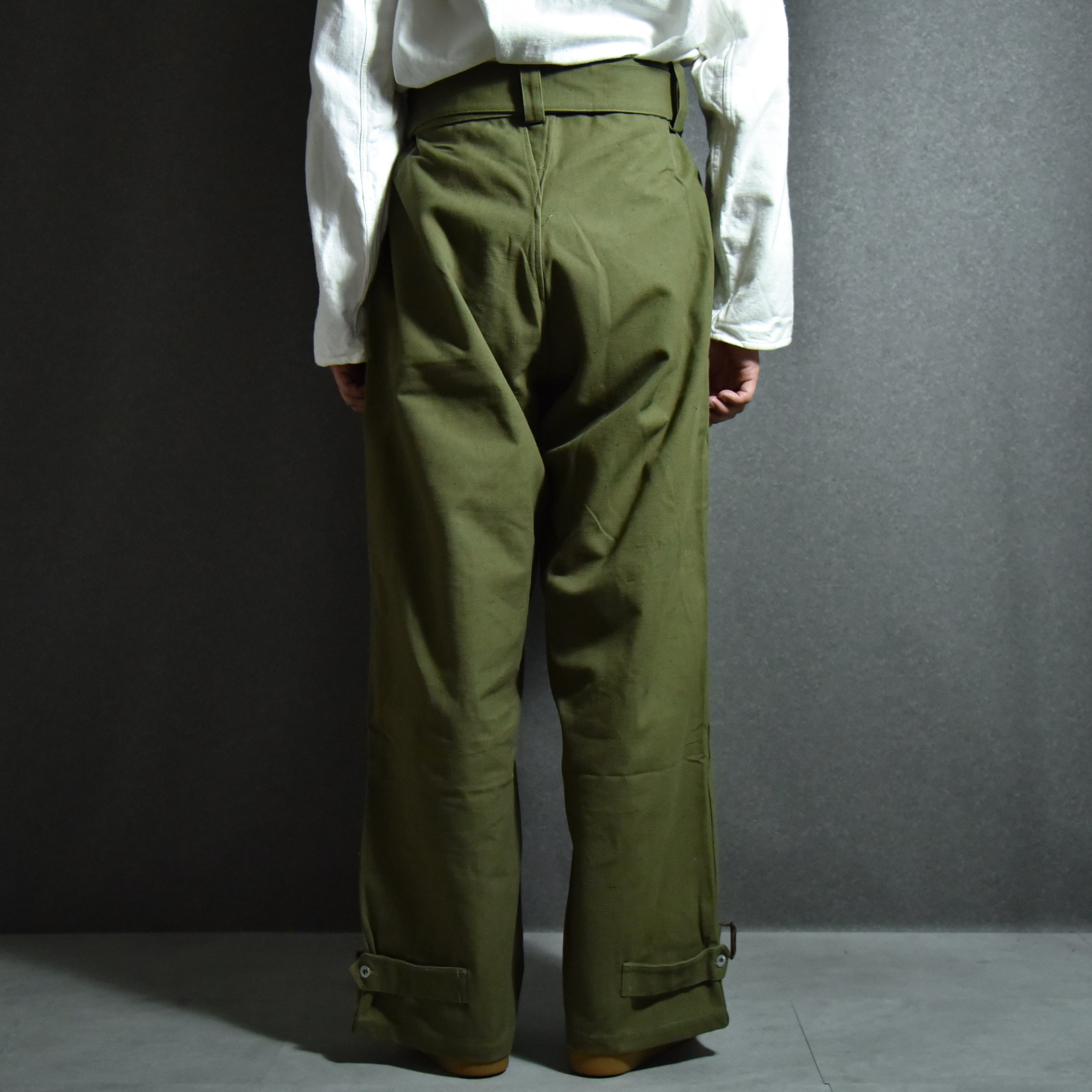 DEAD STOCK】WWⅡ 40s French Army Motorcycle Pants M35 フランス軍