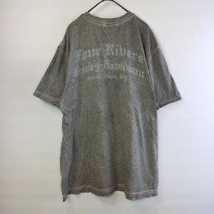 ハーレーダビットソン　プリントTシャツ　半袖　イーグル　アニマル　プリント