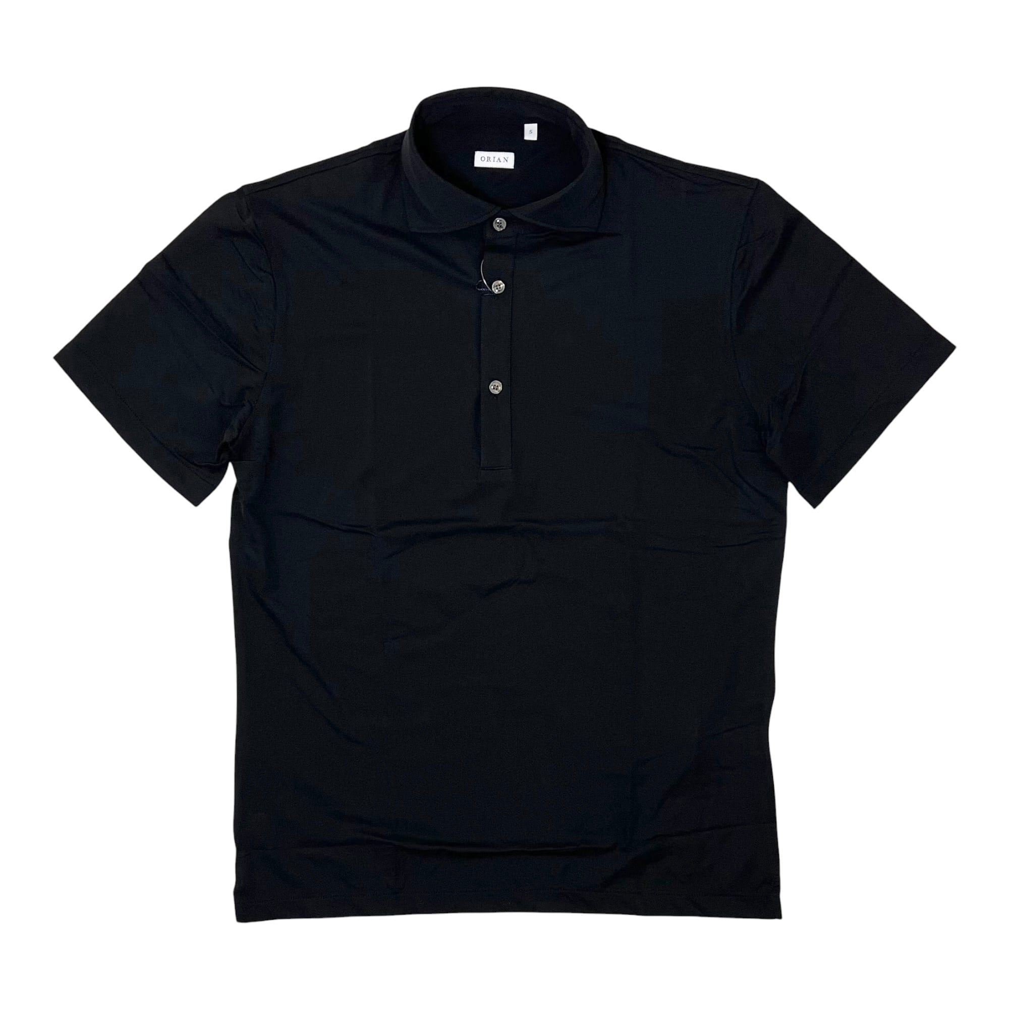 ORIAN(オリアン) Stretch Polo Shirt/BLACK