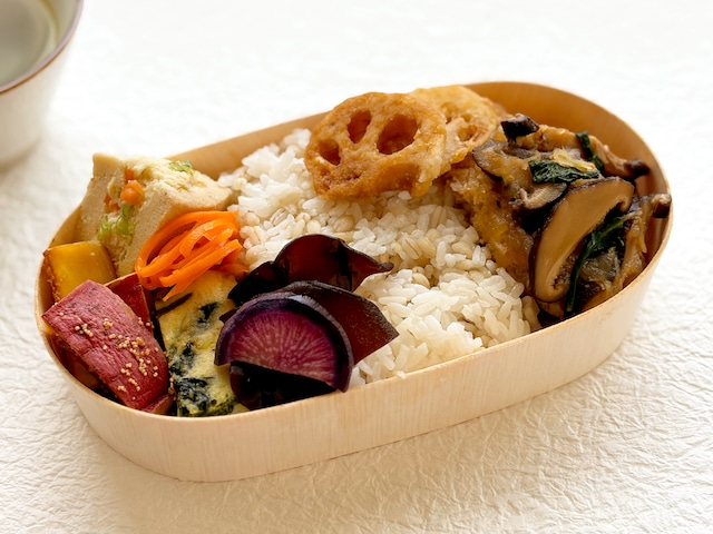 冬のお弁当5種セット【無添加、無農薬米、有機・特別栽培野菜】