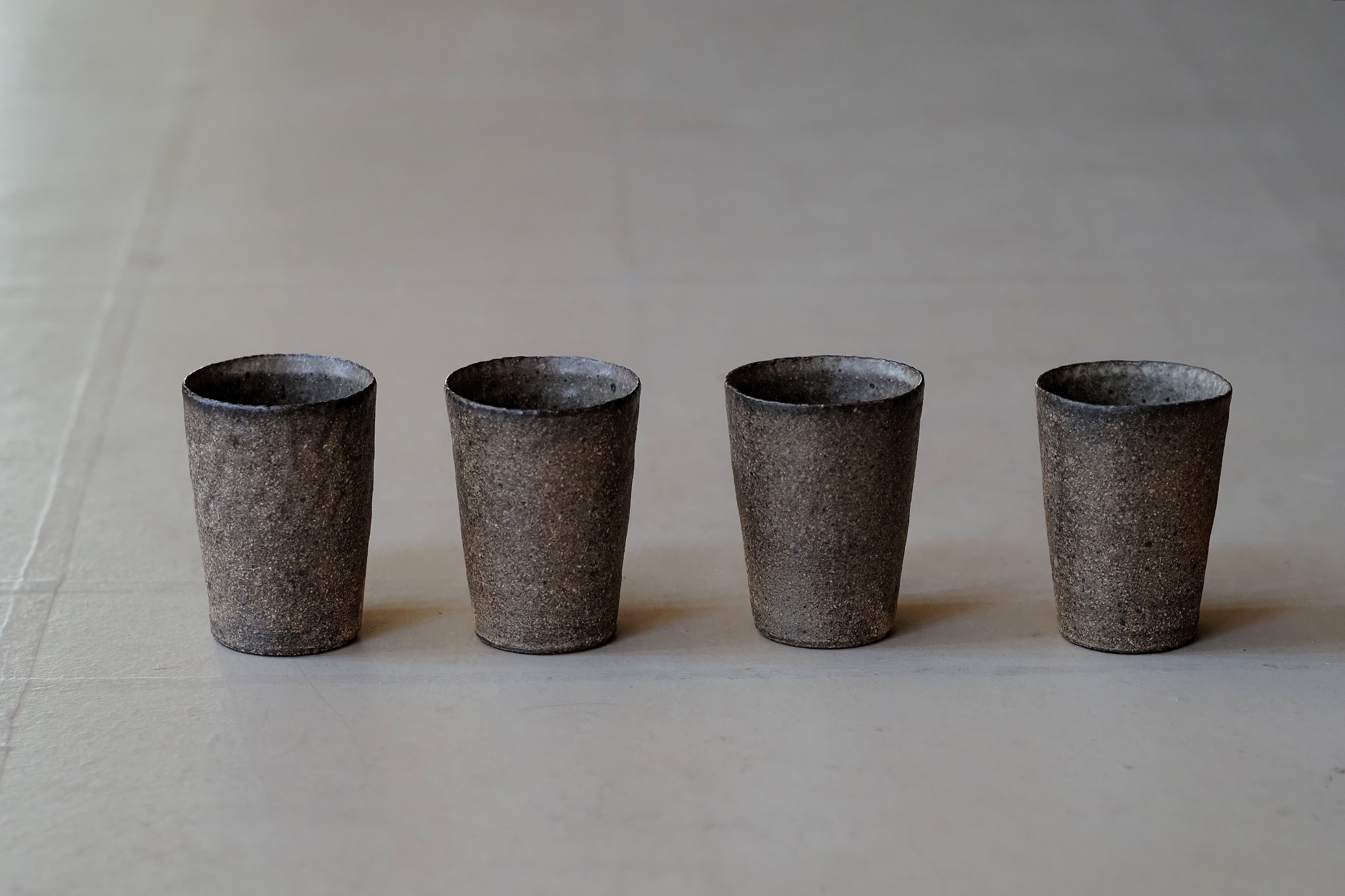 村上躍 白化粧壁掛 花器 未使用品 白灰化粧陶板型掛花入 056 | 桃居 online 展覧会