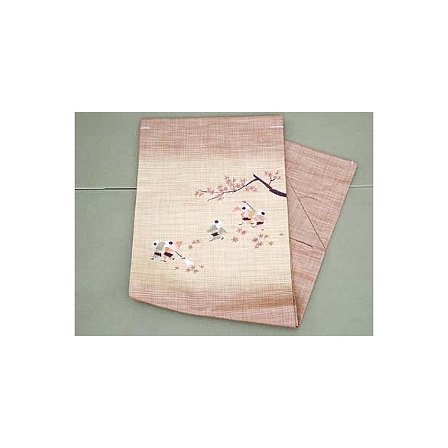 正絹紬名古屋帯・No.090122-29・梱包サイズ60