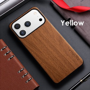 ◆iPhone 17/16/15/14/13/Pro/Pro Max/Plus/Air◆ Wood Design Leather Case / ウッド デザイン レザー スマホケース