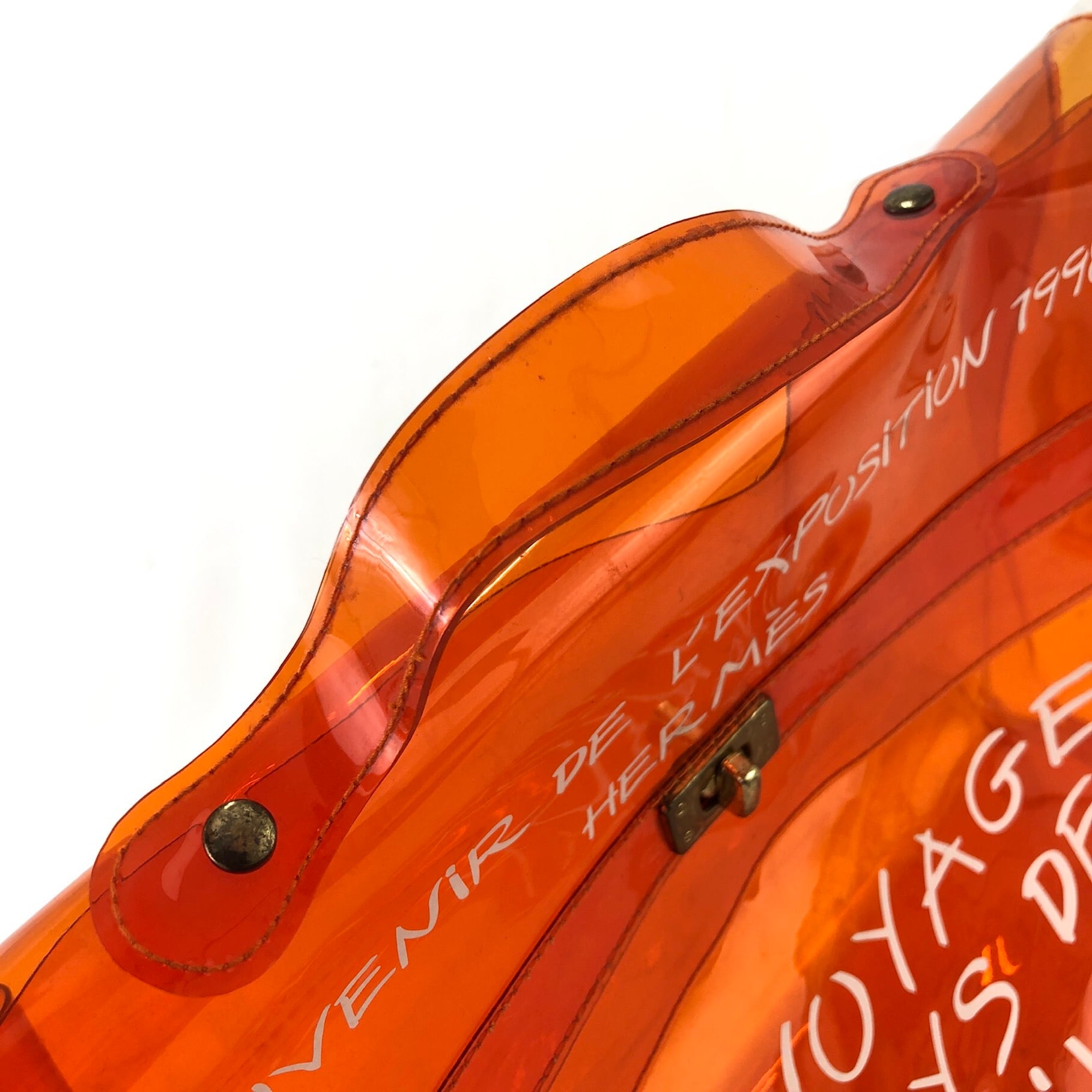 HERMES エルメス ターンロック ビニールケリー ハンドバッグ