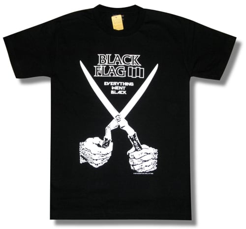 BLACK FLAG ブラックフラッグ Everything Went Black Ｔシャツ 黒