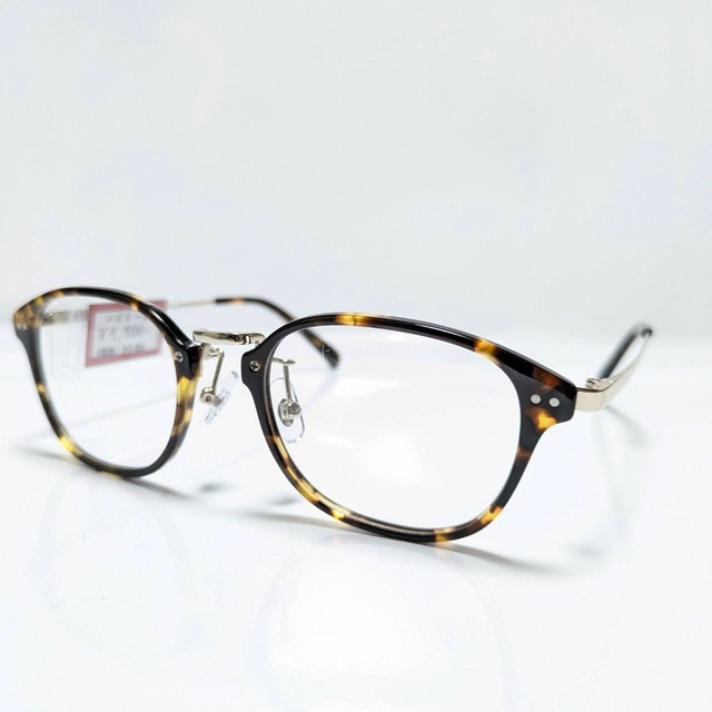 【EYES】ラウンドコンビフレーム　デミブラウン・ゴールド