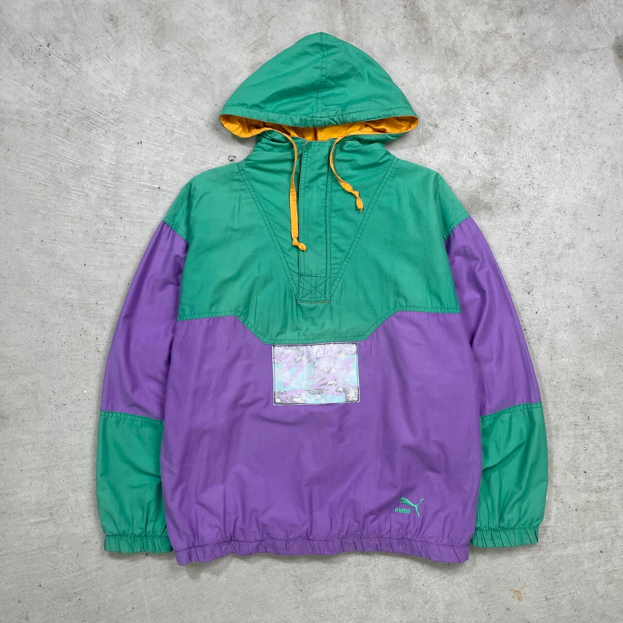 90年代 イタリア製 PUMA プーマ アノラックパーカー メンズL相当 古着 