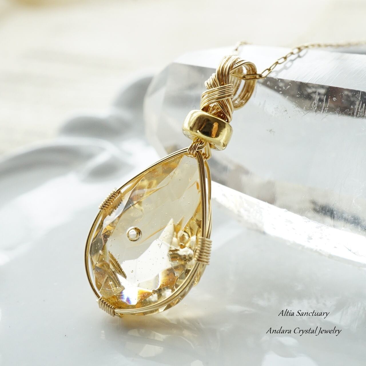 虹有り✨ 超 希少 アンダラクリスタル セレスチャルゴールド フロー 混色 虹有り✨ 超 希少 アンダラクリスタル セレスチャルゴールド フロー 混色