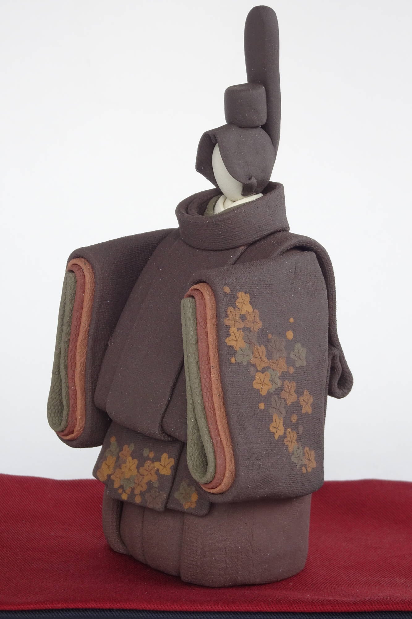 ひな人形 立雛 陶雛 澤りか作 お雛様 コンパクト 水洗い可 桐箱入り