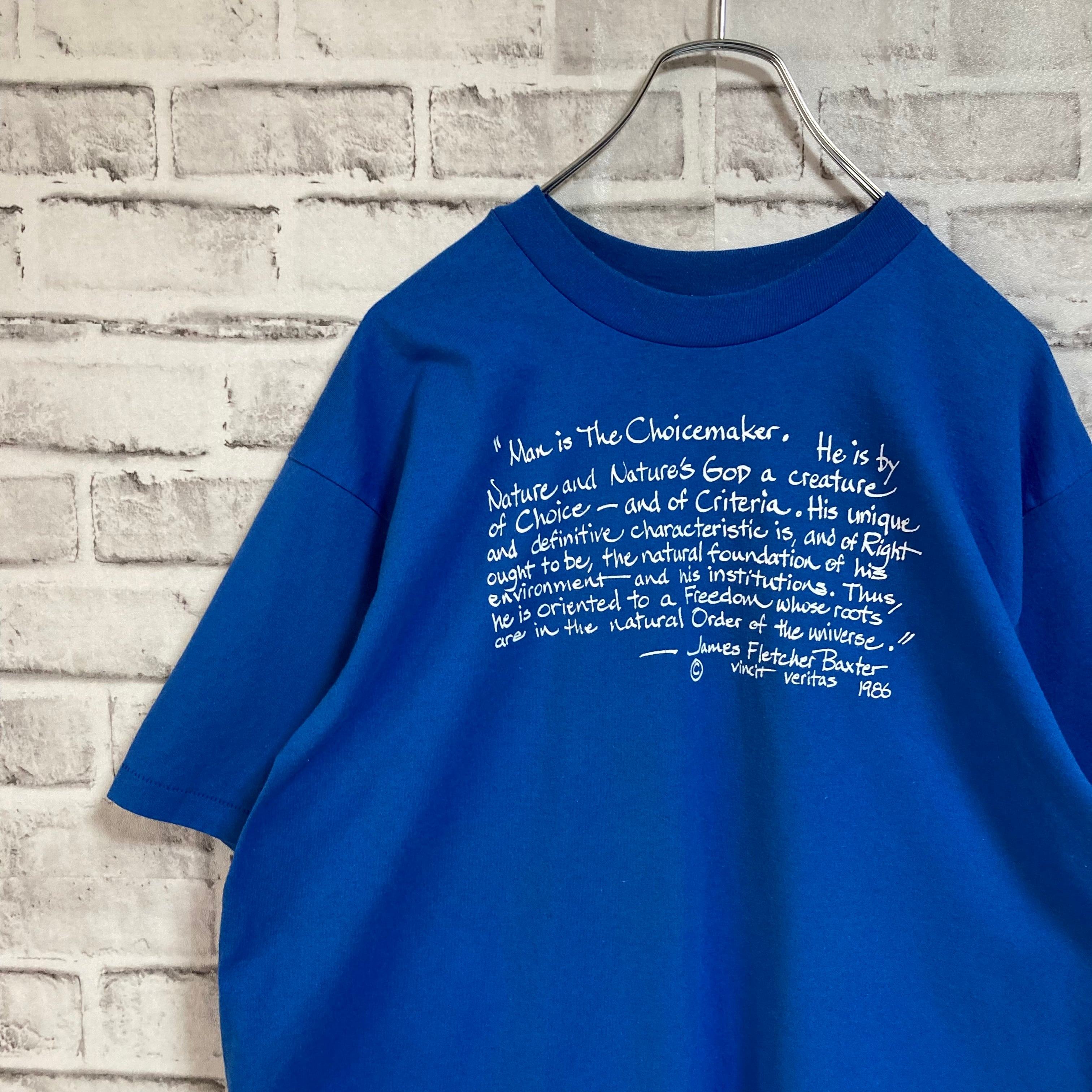 Hanes】S/S Tee L Made in USA 80s vintage ヘインズ バックプリント T ...