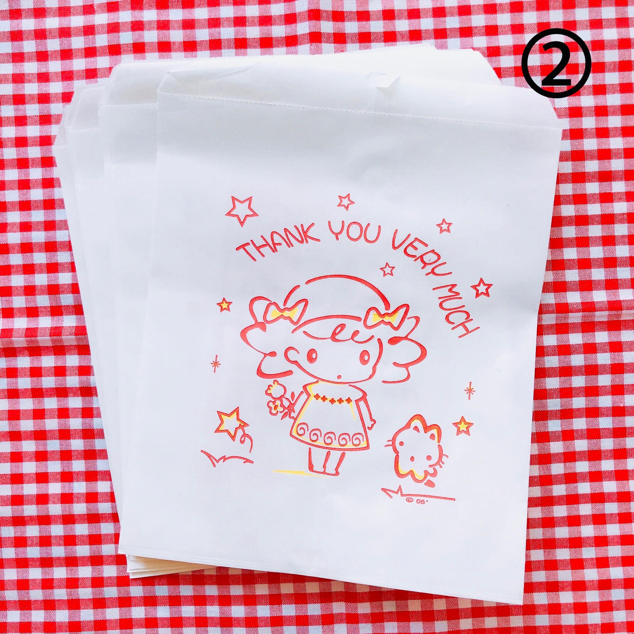 レトロな耐油紙袋10枚セット☆台湾製 | ガラクタや ネバーランド