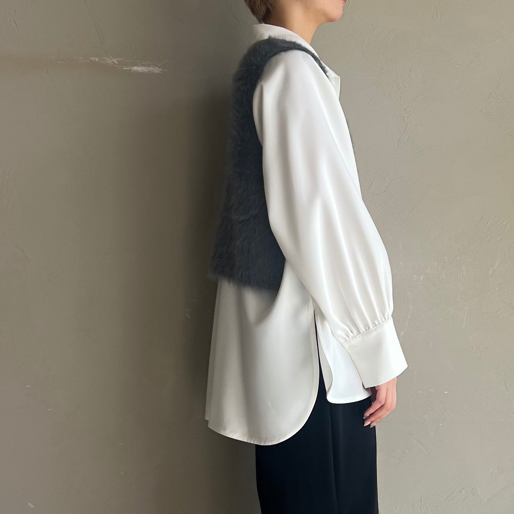 cafune;】パウダーツイルスタンドカラーシャツ | valance 福井 cafune;】パウダーツイルスタンドカラーシャツ | valance 福井