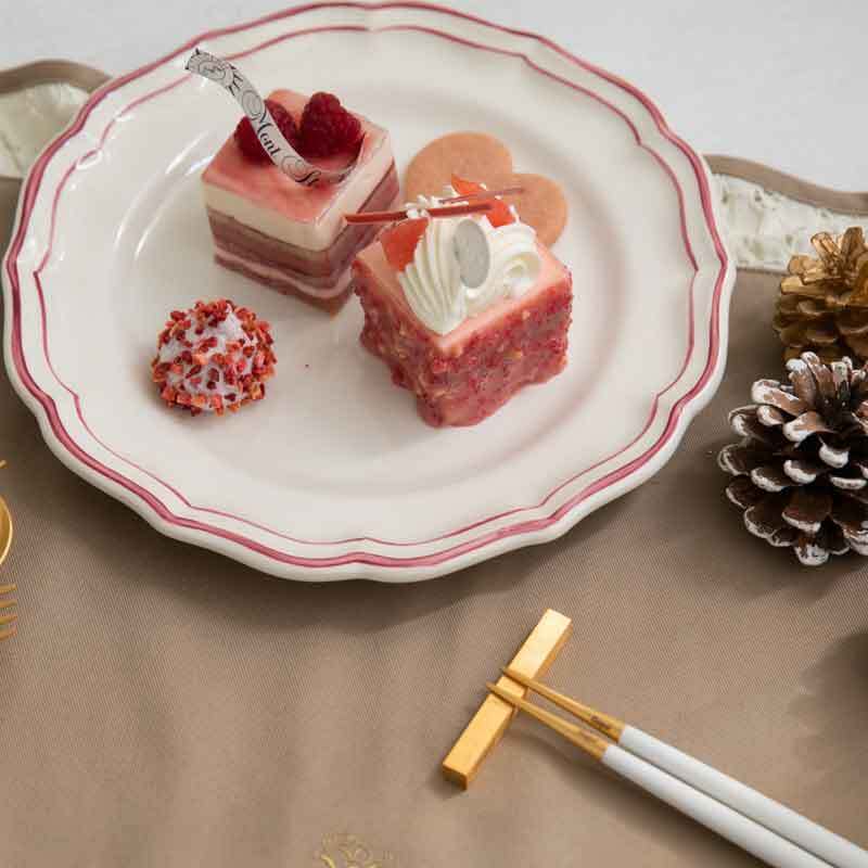Gien Filet plate / ジアン スカラッププレート 23cm | BONNE CHANCE
