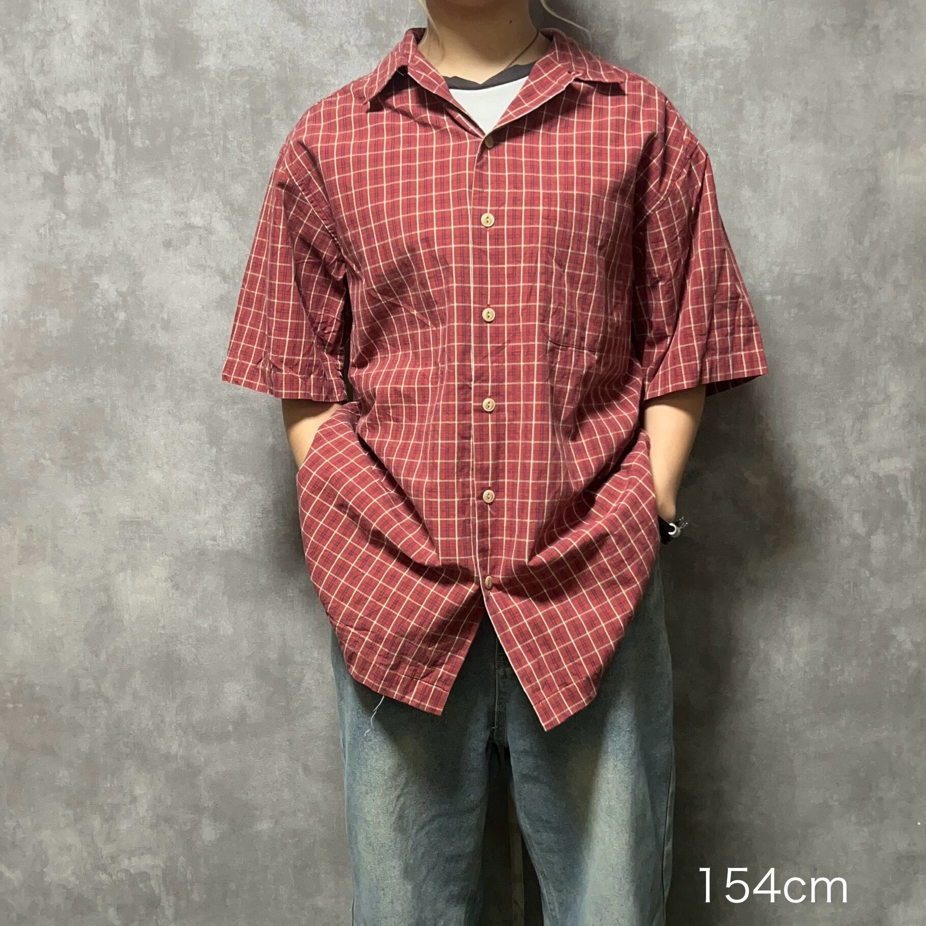 L.L.Bean 半袖シャツ M チェック柄 | 古着屋OLDGREEN