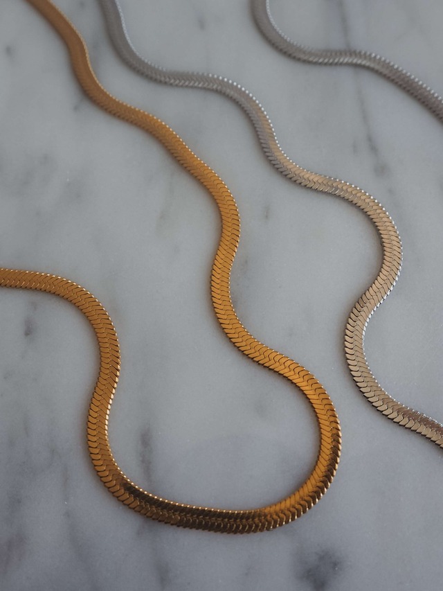 snake necklace【金属アレルギー対応】
