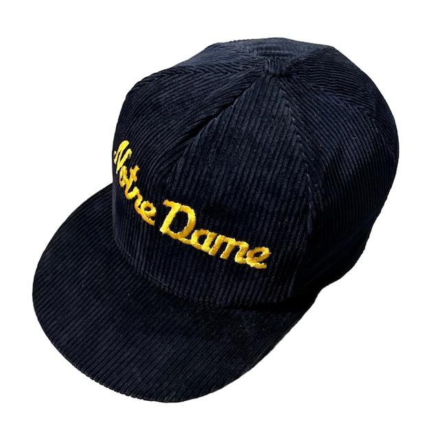 90's OLD Notre Dame CORDUROY CAP【DW684】