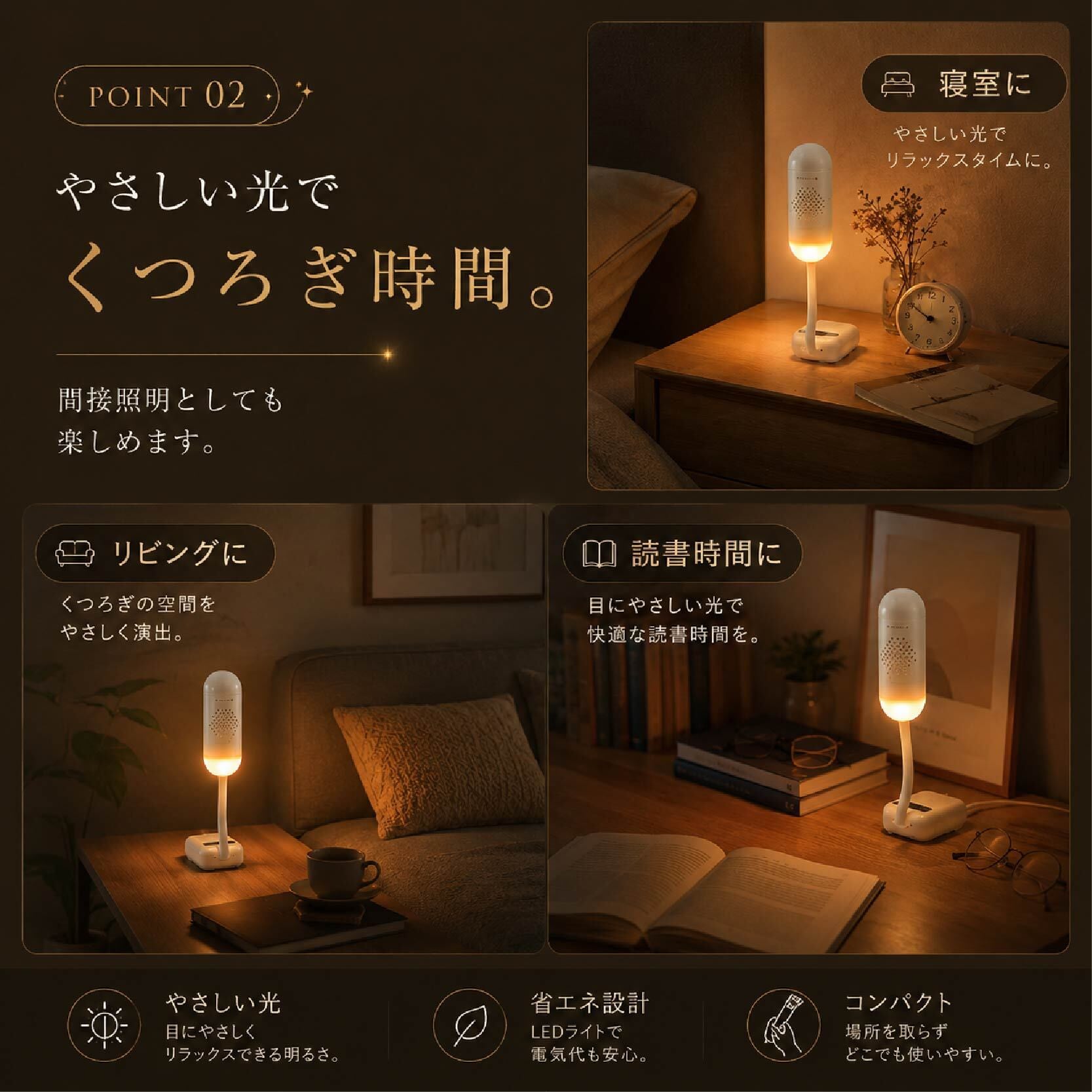 HY 578 . 壁アートライト ナイトライト 間接照明 USB給電 壁画投影