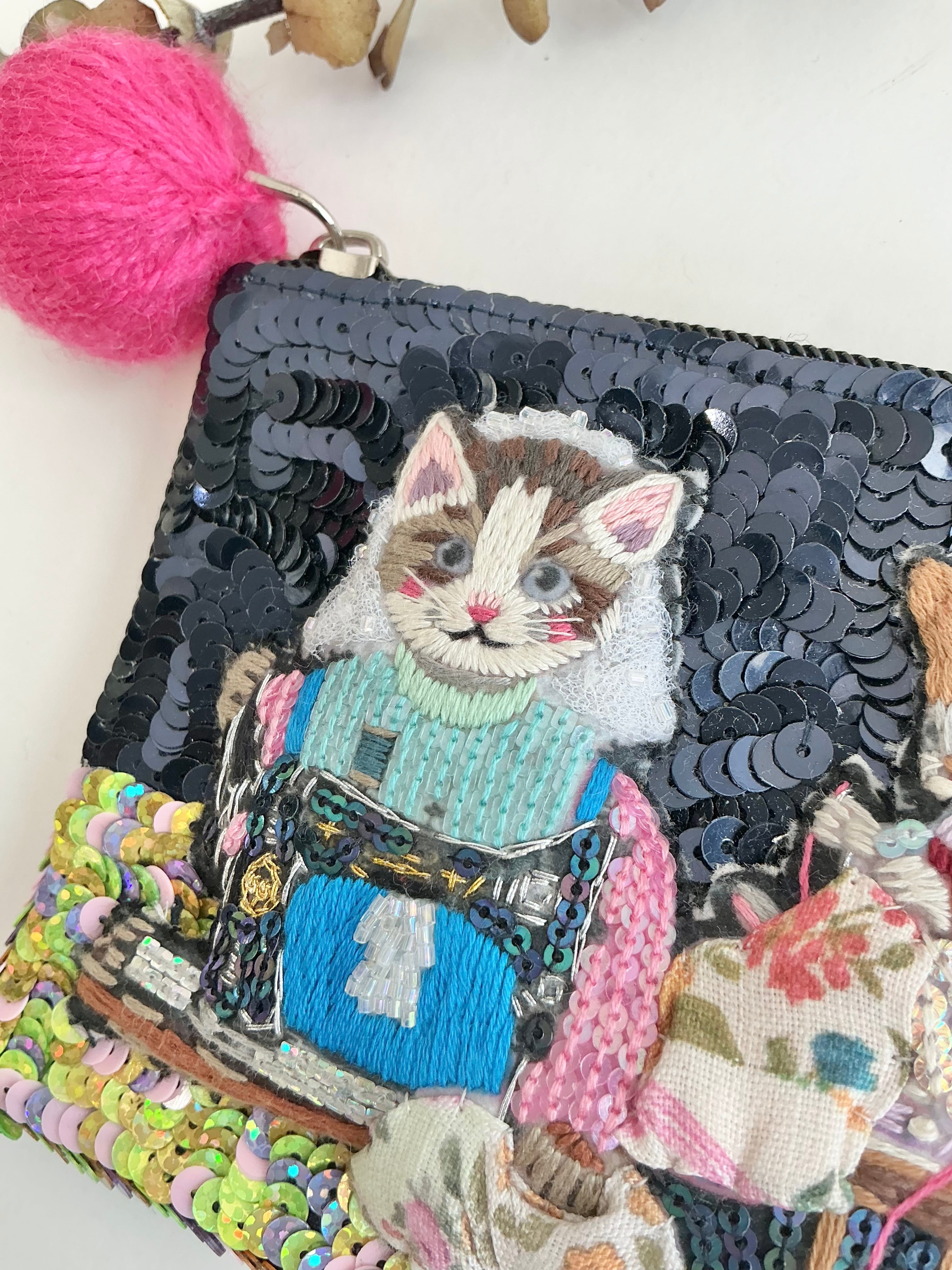 TAMAO WORLD 刺繍ポーチ ソーイングフレンズ | MONOTIAM