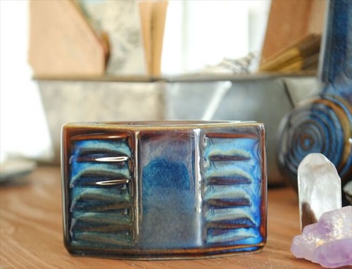 デンマーク製 SOHOLM ハンドメイド 陶器の一輪挿し スーホルム キャンドルホルダー 北欧雑貨 北欧花器 花瓶 アンティーク ig2063