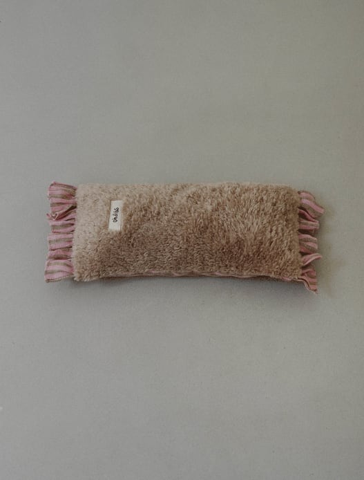 予約【OHDIBS】Fluffy Pillow (pink stripe)