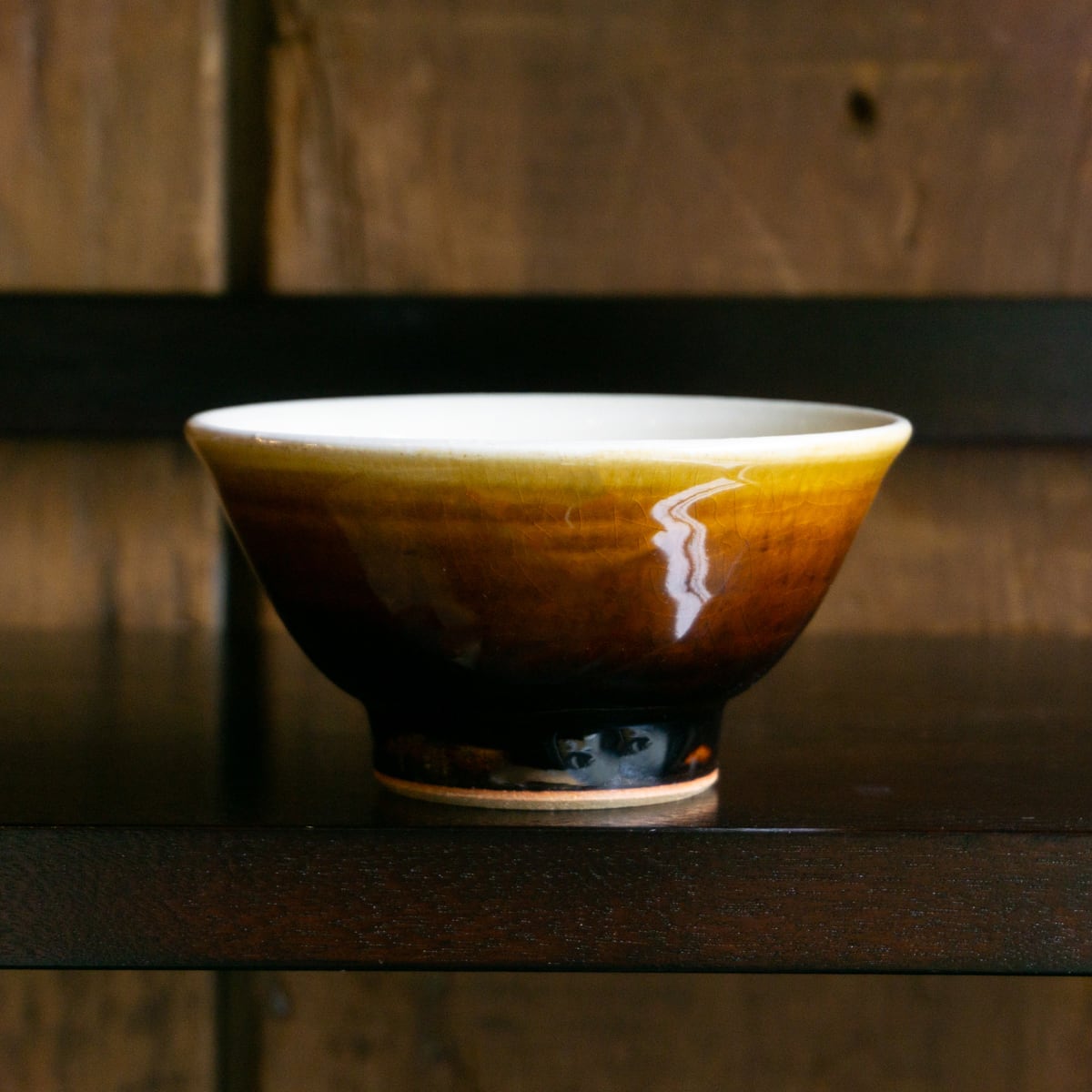 出西窯 飯碗 大 (飴) | くらしのギャラリー杜の街グレース店