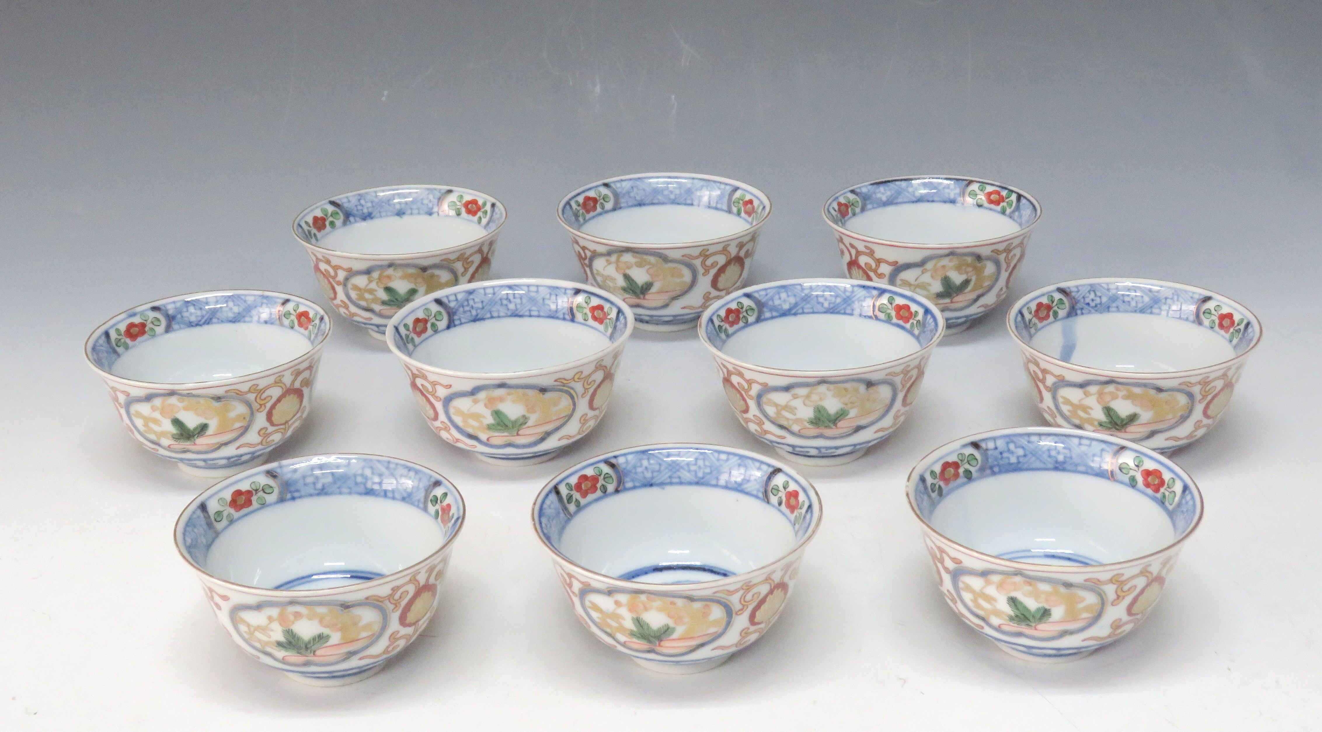 大聖寺 伊万里 色絵煎茶碗 小向付 1客 dby6276-s | こがん堂 大阪