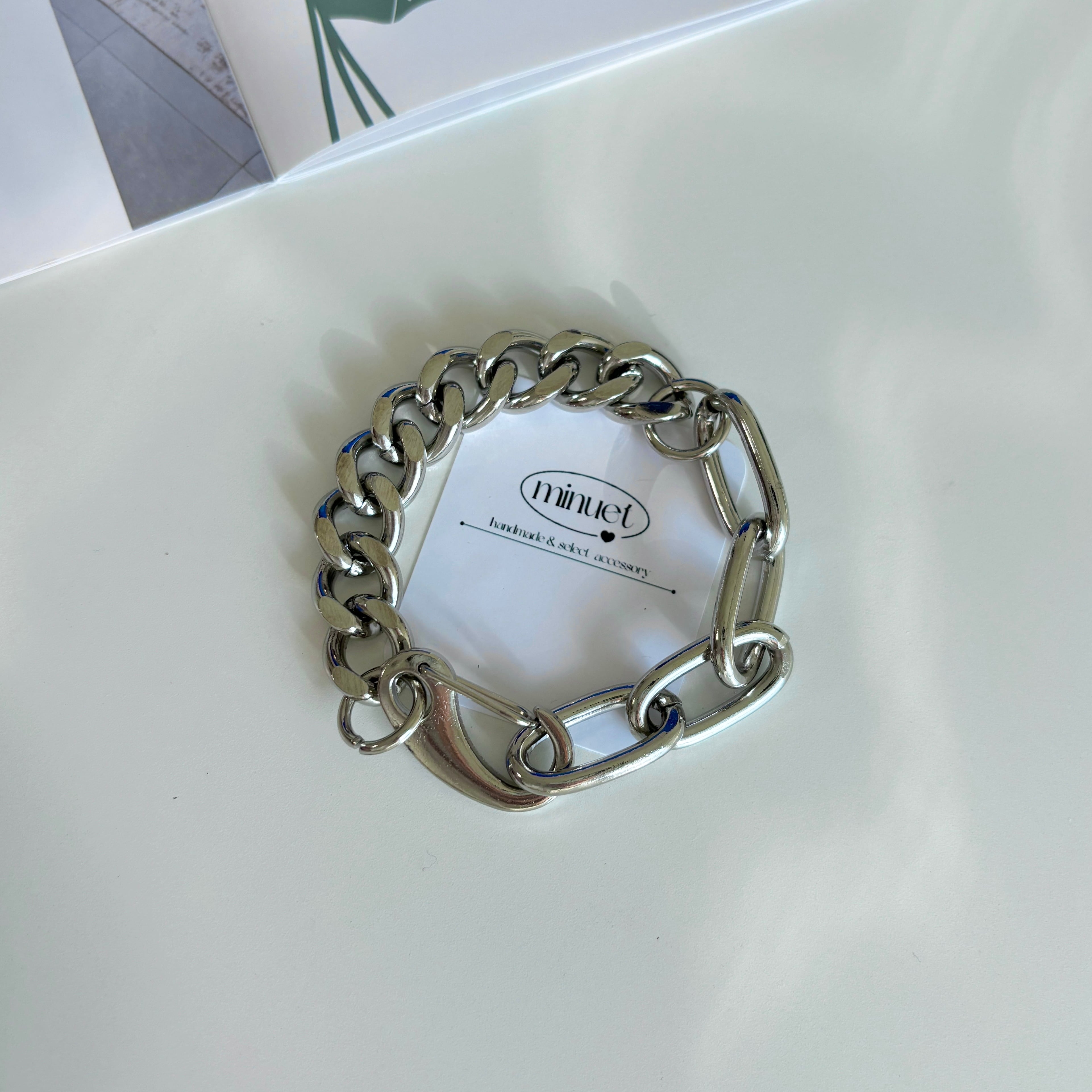 double chain bracelet | minuet