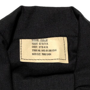 【MILITARY DEADSTOCK(ミリタリーデッドストック)】DEADSTOCK US MADE JUNGLE FATIGUE JKT REPRODUCT BLACK デッドストック アメリカ製 ジャングルファティーグジャケット 民生品 ブラック