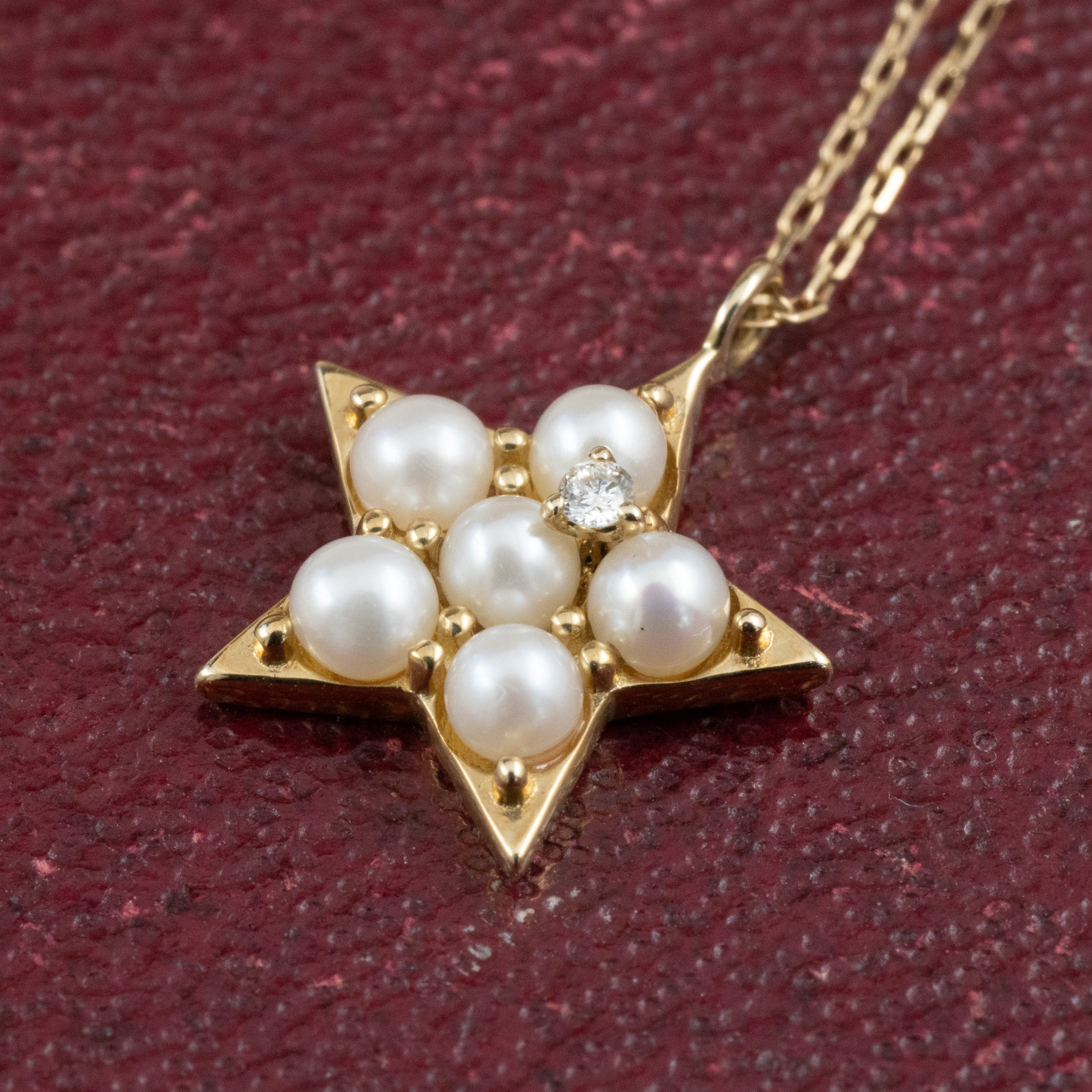 ポンテ ヴェキオPonte Vecchio ネックレス K10 〜パールとダイヤモンド