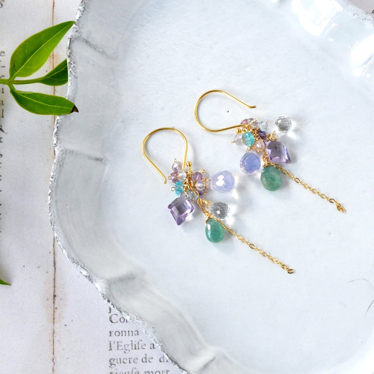 48 割引男女兼用 スコロライトとアメジストのキラキラピアス イヤリング ピアス アクセサリー Www Apponto Com Br