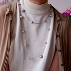 Metal nugget ロングネックレス (vijg-90)