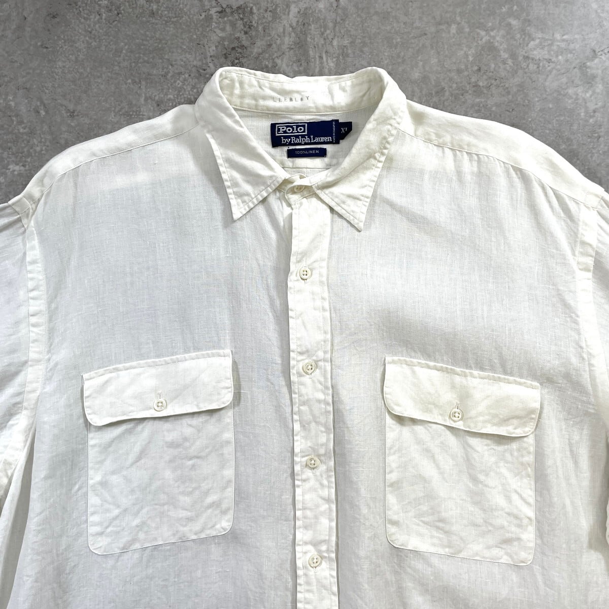 90年代 Polo by Ralph Lauren ポロバイラルフローレン リネンシャツ