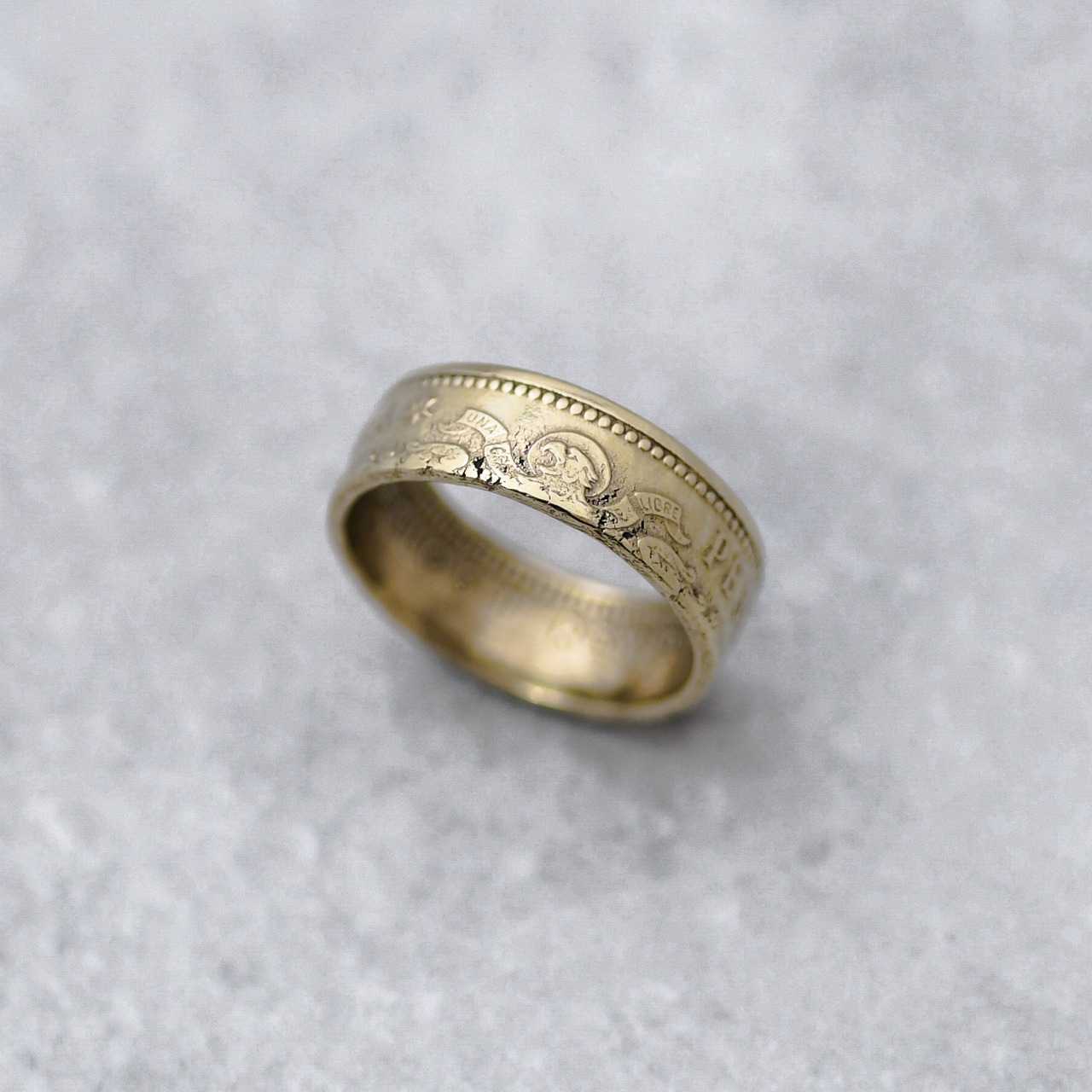 スペイン 1ぺセタ コインリング｜SPAIN 1PESETA COINRING