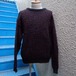 80's "Woolrich" Birdseye Knit Sweater／80年代 "ウールリッチ" バーズアイ ニットセーター