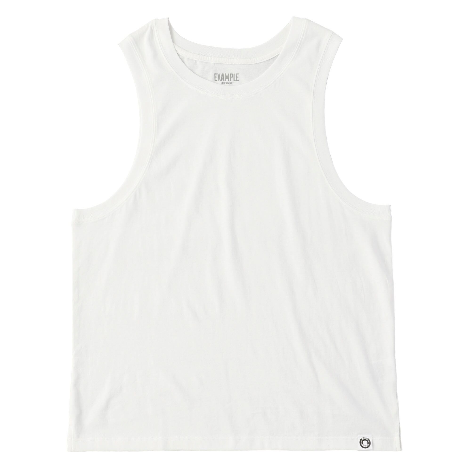 EXAMPLE UNDERWEAR 2PACK TANK TOP / WHITE