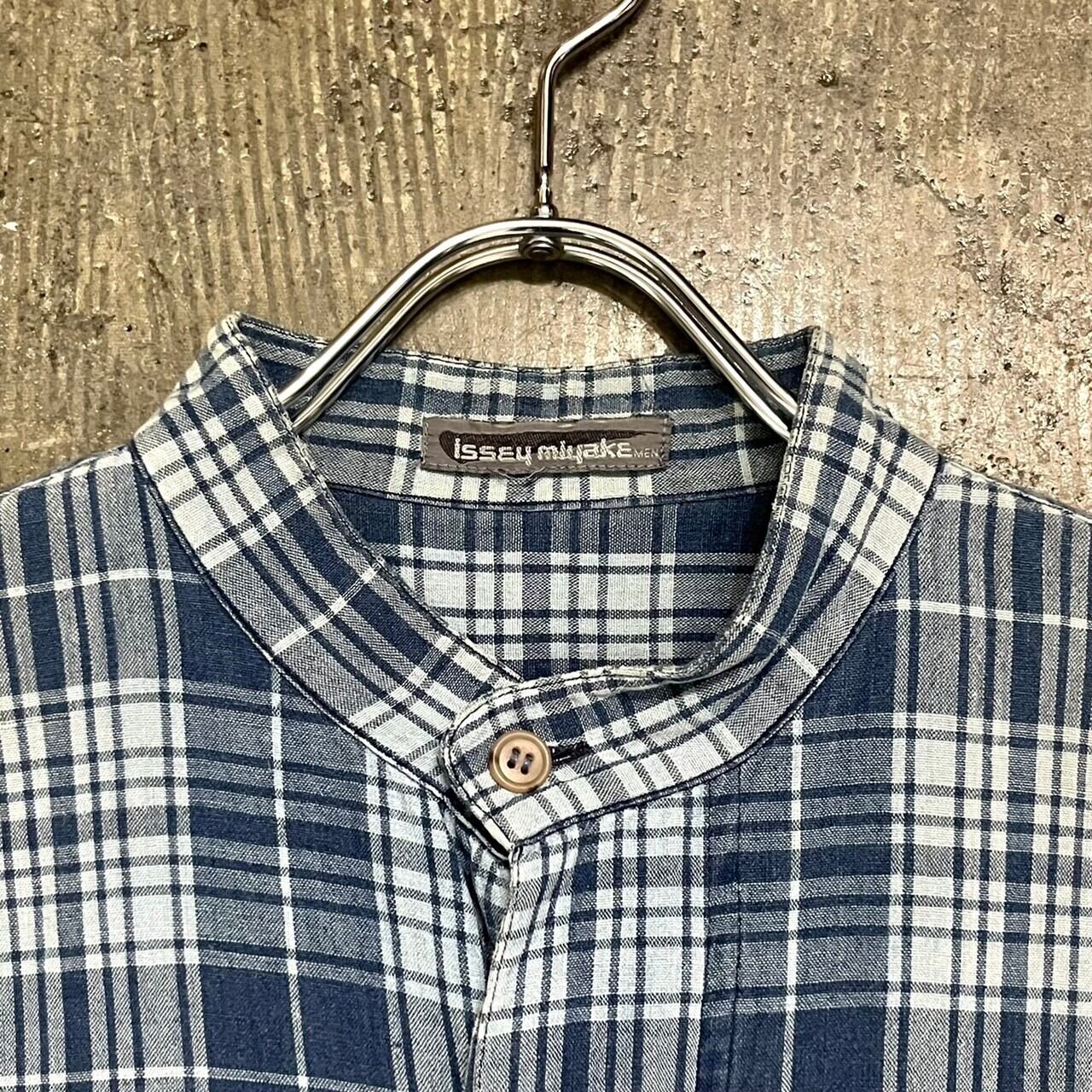 ISSAY MIYAKE MEN バンドカラー比翼シャツ 98ss ISSEY MIYAKE MEN