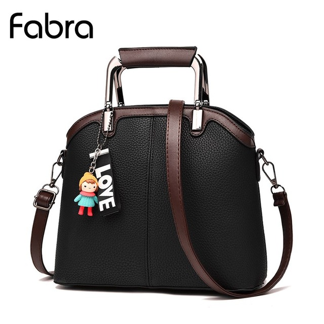 Fabra 女性のハンドバッグの高級小さなファッション Pu レザー女性のメッセンジャーショルダーバッグカジュアルシンプルなパッチワーククロスボディバッグ黒